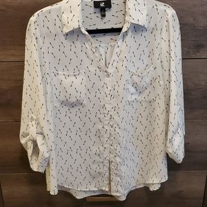 Long sleeve, button up blouse